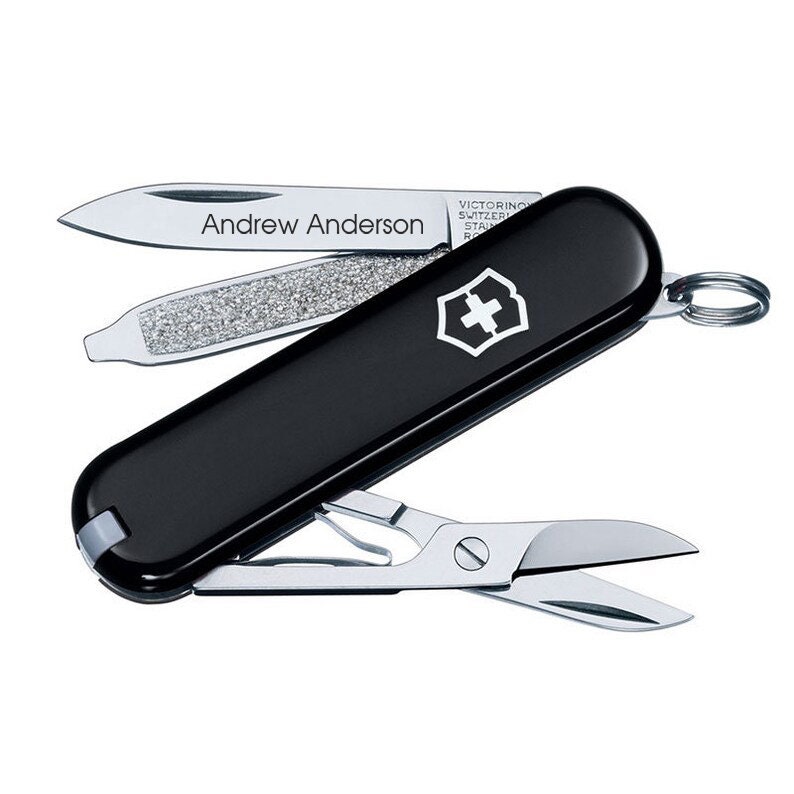 Victorinox Swiss Army Knife Engraved Swiss Army Classic SD Etsy