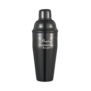 Cocktail Shaker Engraved, 24oz Stainless Steel Cocktail Shaker Engraved, Cocktail Shaker Custom, Anniversary gift
