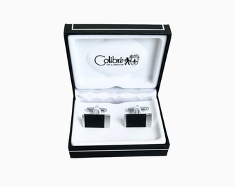 Vintage Colibri Cufflinks, Colibri Stainless Steel cufflinks, Never used, Comes as is in ORIGINAL Colibri Box.