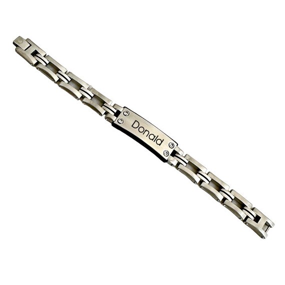 Colibri Stainless Steel Bracelet Engraved, Colibr… - image 3