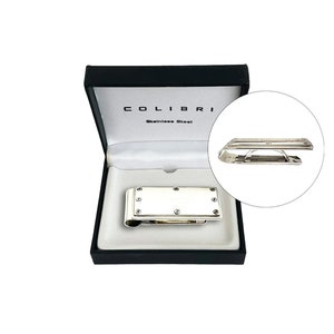 Vintage Colibri Money Clip, Colibri Stainless Steel Money Clip, Never Used, Comes in ORIGINAL Box, Money clips for men
