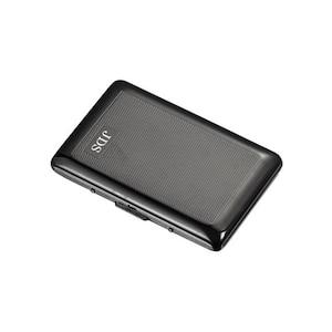 Cigarette Case Engraved, Gunmetal Finished Cigarettes Case for 7 Regular Sized Cigarettes Personalized, Cigarettes Holder engraved