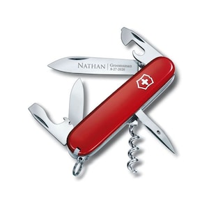  Victorinox Swiss Army Huntsman Pocket Knife, Red : Tools & Home  Improvement