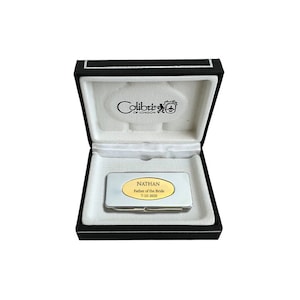 Engraved Colibri of London Money Clip, Personalized Colibri Money clip W/ Knife & Scissors in ORIGINAL Box, Money clips for Men