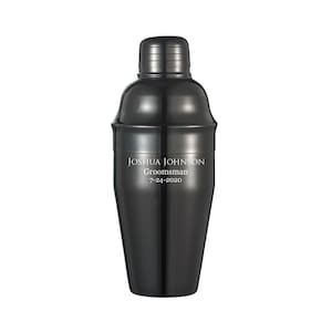 Cocktail Shaker Engraved, 12oz Stainless Steel Gunmetal Cocktail Shaker Engraved, Cocktail Shaker Custom, Anniversary gift