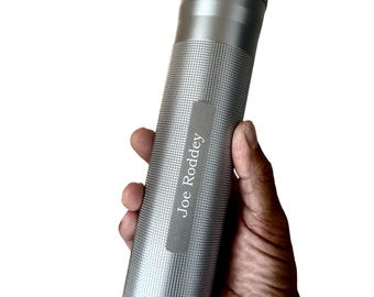 Custom Engraved Travel Cigar Humidor: Built-in Humidor and Hygrometer, holds 3-4 cigars.