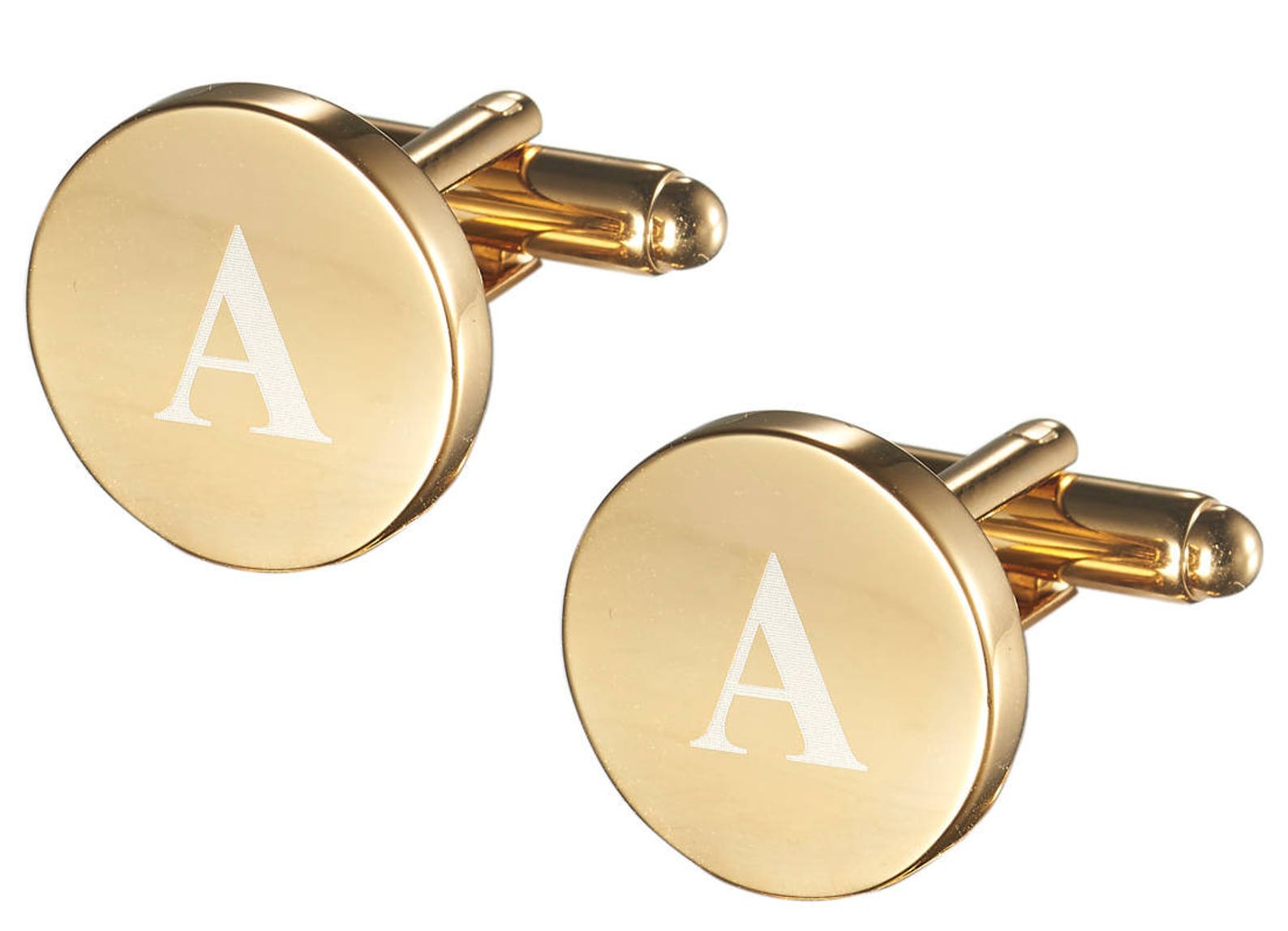 Engraved initials Cufflinks Engraved Cufflinks Groomsmen Etsy