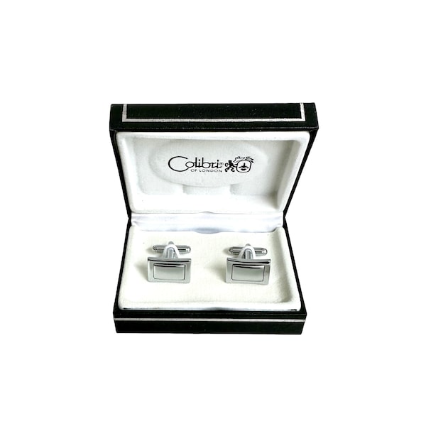 Vintage Colibri Stainless Steel cufflinks, Never used, Comes as is in ORIGINAL Colibri Box.