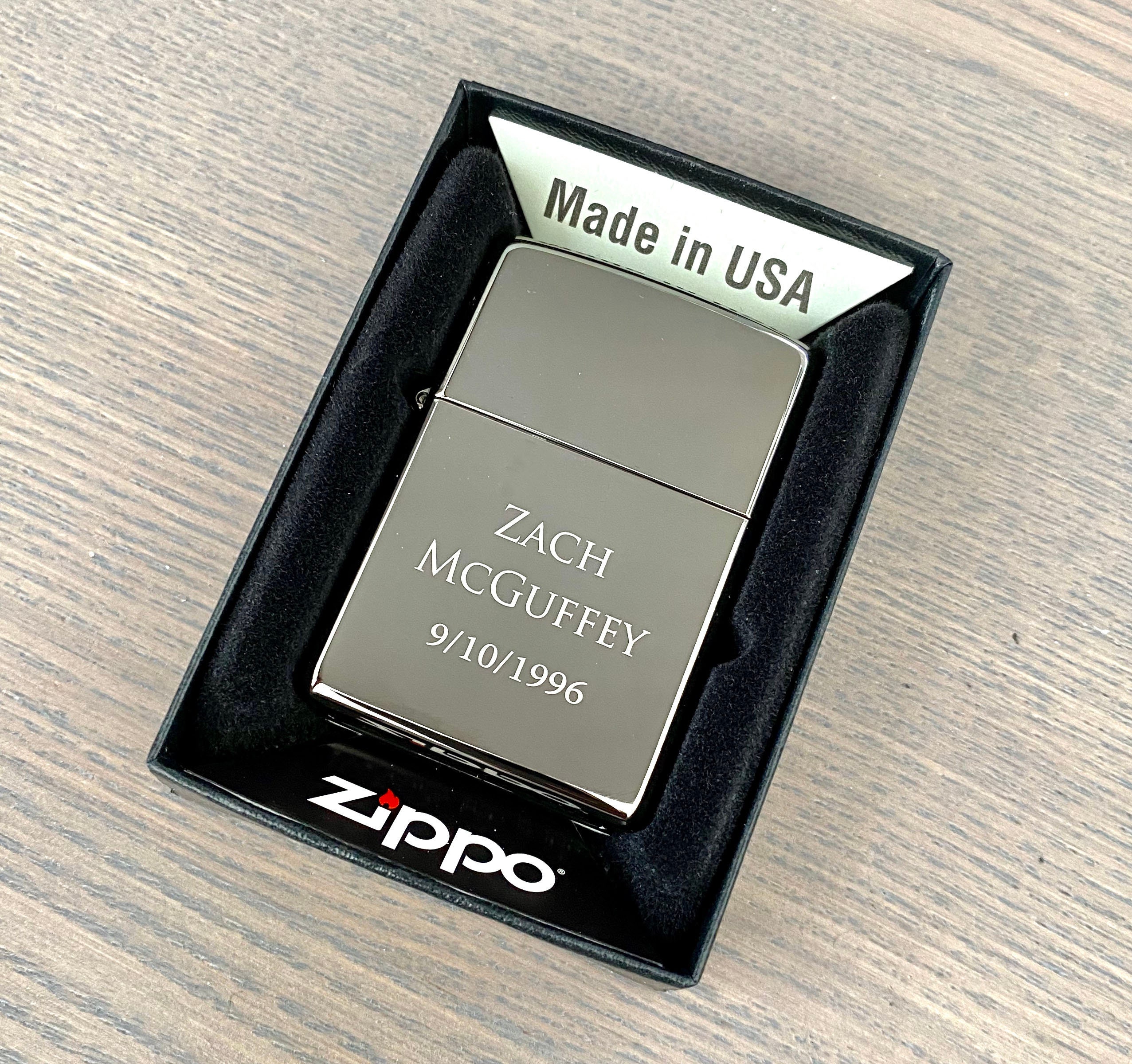 Zippo Lighter Engraved , Black Ice Zippo Lighter Engraved, Groomsmen …