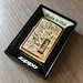 Genuine Zippo Lighter Personalized, Venetian High Polish Brass Zippo Engraved, Original Zippo Guaranteed