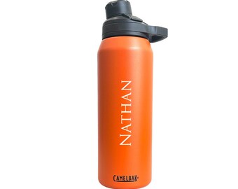 Engraved Camelbak Water Bottle: 32oz Stainless Steel, Personalized Sport Bottle