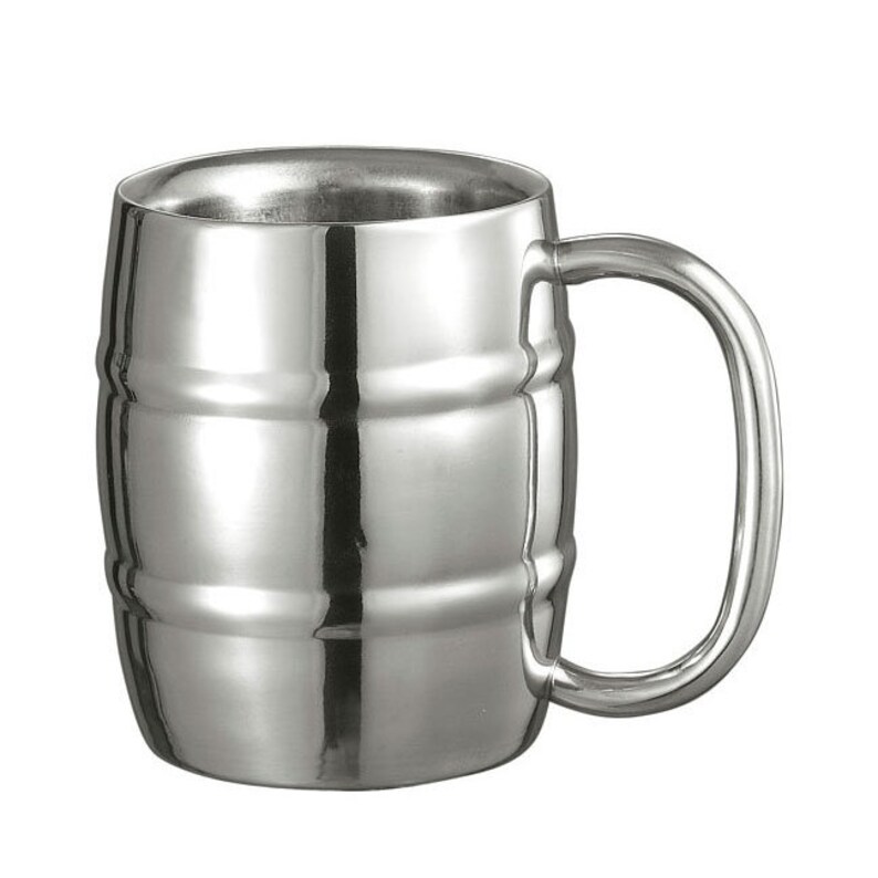 Engraved Beer Mug Engraved 10oz Double Walled Stainless Steel Etsy