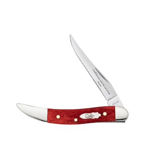 Case knife Engraved, Smooth Old Red Bone Texas Toothpick Pocket Knife Personalized, Groomsmen knive, Fathers day Gift, Anniversary Gift