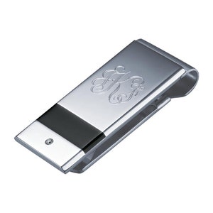 Clip d’argent gravé, gravé clip d’argent en acier inoxydable, Groomsmen Clips d’argent, cadeau de groomsmen, cadeau d’anniversaire, cadeau d’anniversaire VMC714
