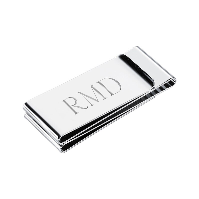 Double sided Money Clip Engraved, Money clip Personalized, Money clip for men, Groomsmen Money clip, Fathers day Gift, imagem 6