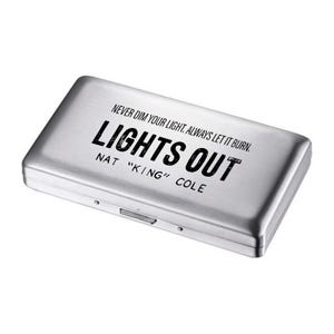 Custom Engraved Double Sided 120 Sized Cigarettes Case: Brushed Finish, Stainless Steel, Cigarettes Holder, Anniversary Gift image 1