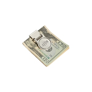 Clip d’argent gravé, Clip d’argent poli chromé Personnalisé, Groomsmen Money clip, Groomsmen Gift, Cadeau d’anniversaire, Cadeau d’anniversaire VMC77