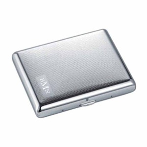 Cigarette Case Engraved, Chrome Plated Brass 100 Sized Cigarettes case Engraved, Cigarette Holder Custom, Cigarette Case Custom - VCM108
