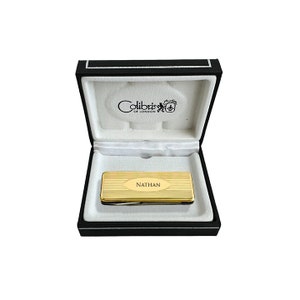 Engraved Colibri of London Money Clip, Personalized Colibri Money clip W/ Knife & Scissors in ORIGINAL Box, Money clips for Men