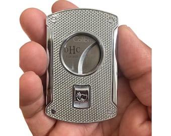 Custom Engraved Colibri Double Guillotine Cigar Cutter: For up to 56 Ring Gauge Cigars, Groomsmen Gift, Anniversary Gift,