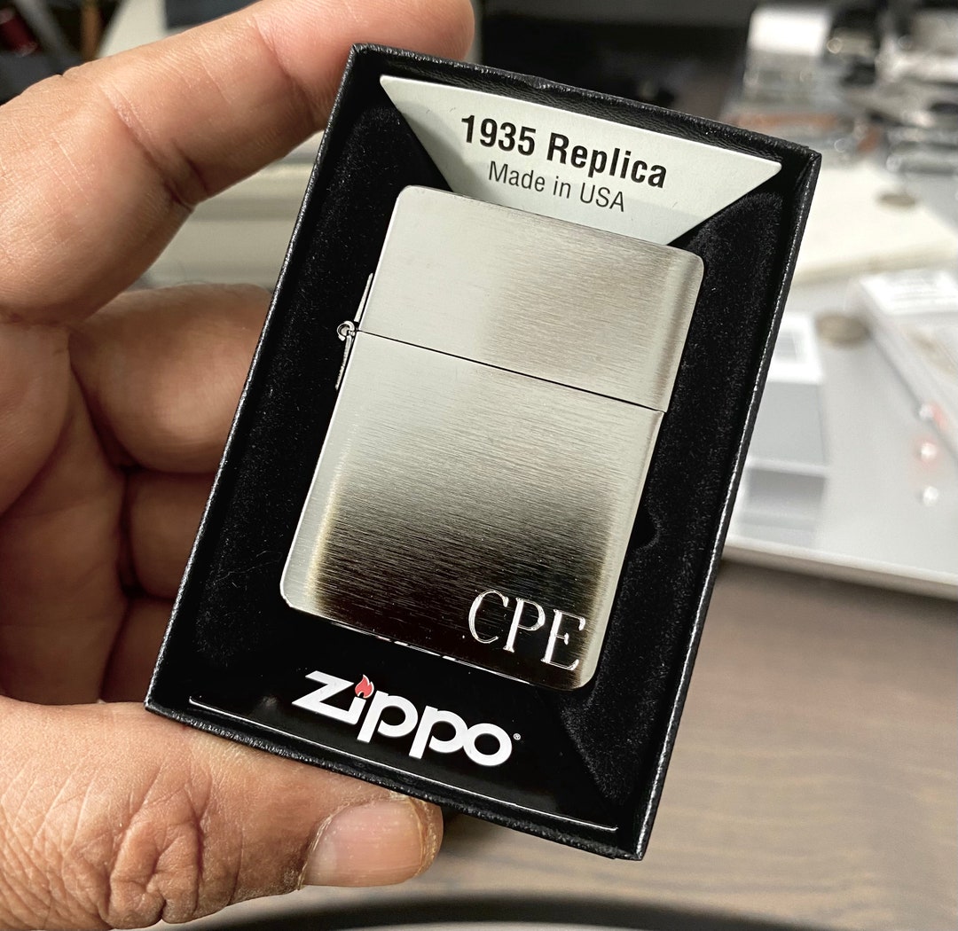 Genuine Zippo Lighter Personalized 1935 Replica Without - Etsy