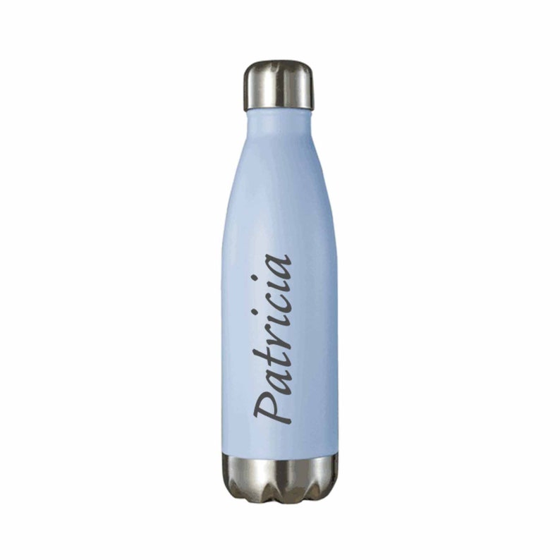 Engraved water bottle, 16oz Stainless Steel Vacuum Insulated Water bottle Engraved, Sports Water Bottle, Insulated Water Bottle Blue