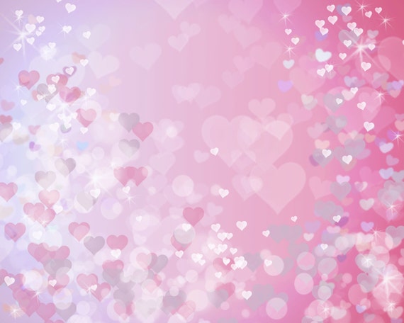 heart print heart bokeh