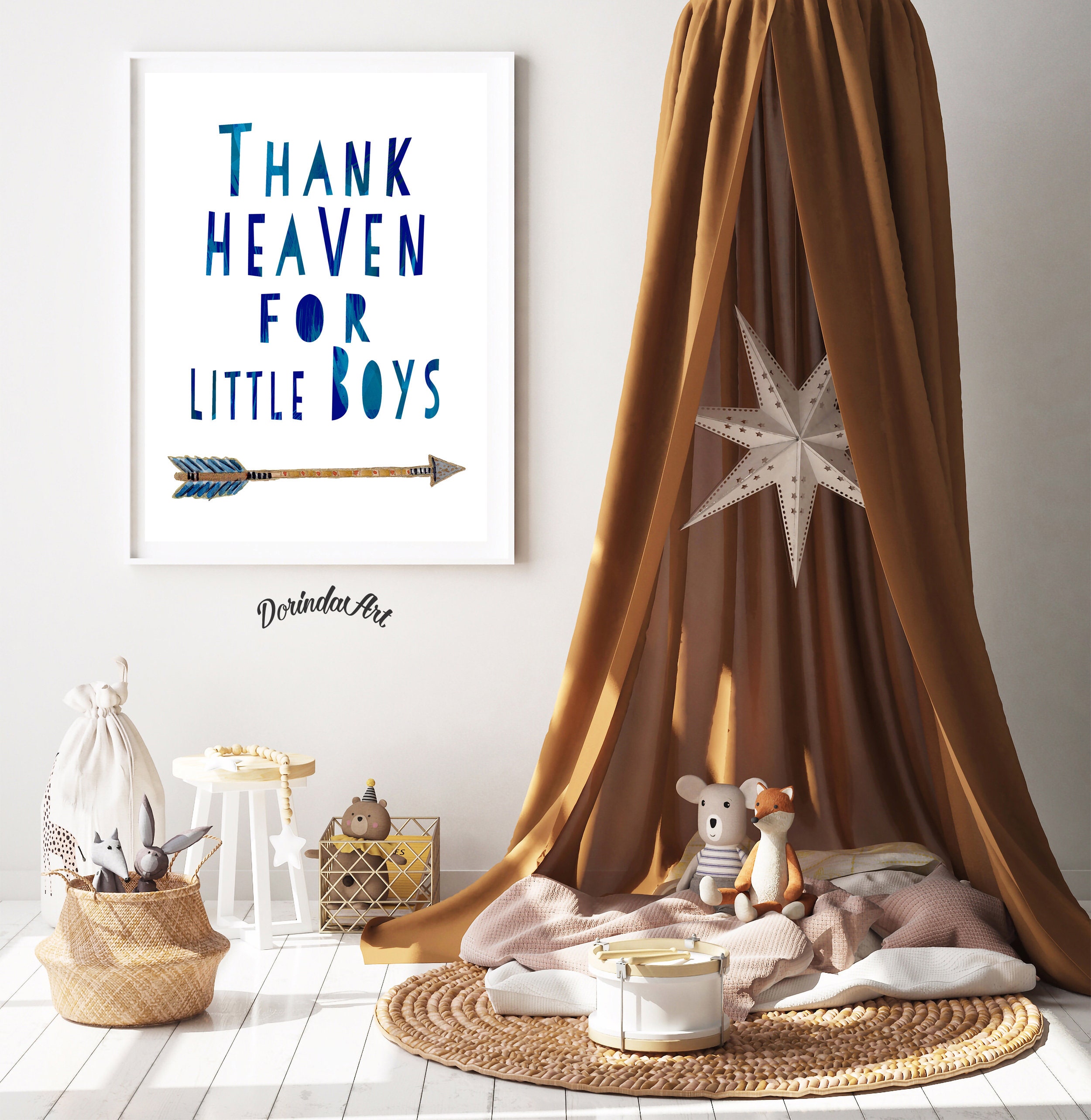 Baby Boy Nursery Prints Baby Boy Gift Little Boy Quote Etsy