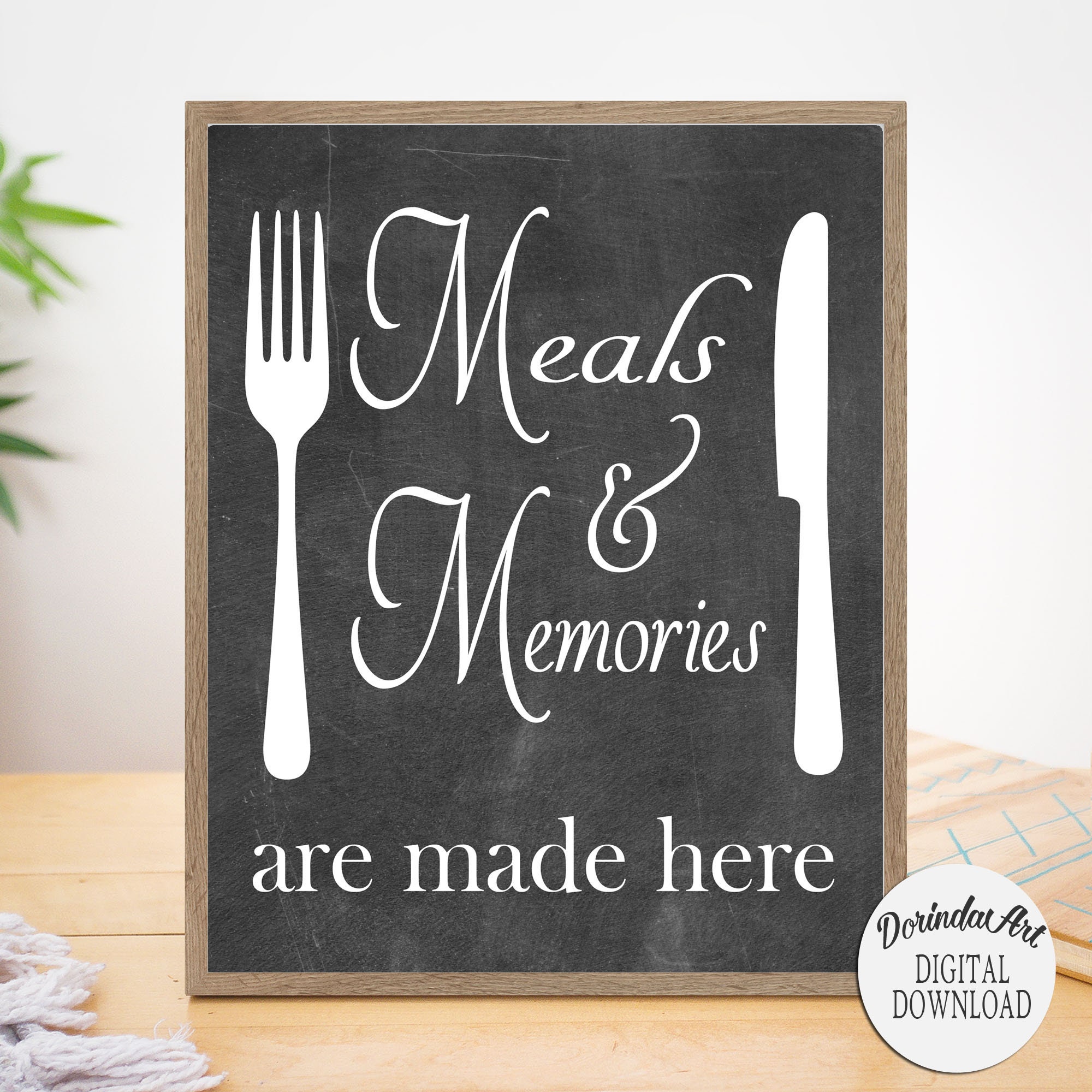 kitchen decor print chalkboard kitchen quote printable kitchen etsy
