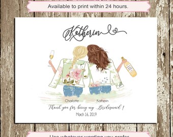 Custom Baby Announcement illustrationShower giftPersonalized husband and wifecouple art printpregnant illustrationmom to be gift