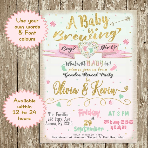 Gender Reveal Party Welcome Baby OH BABY! BABY SHOWER PASS THE PARCEL GAME