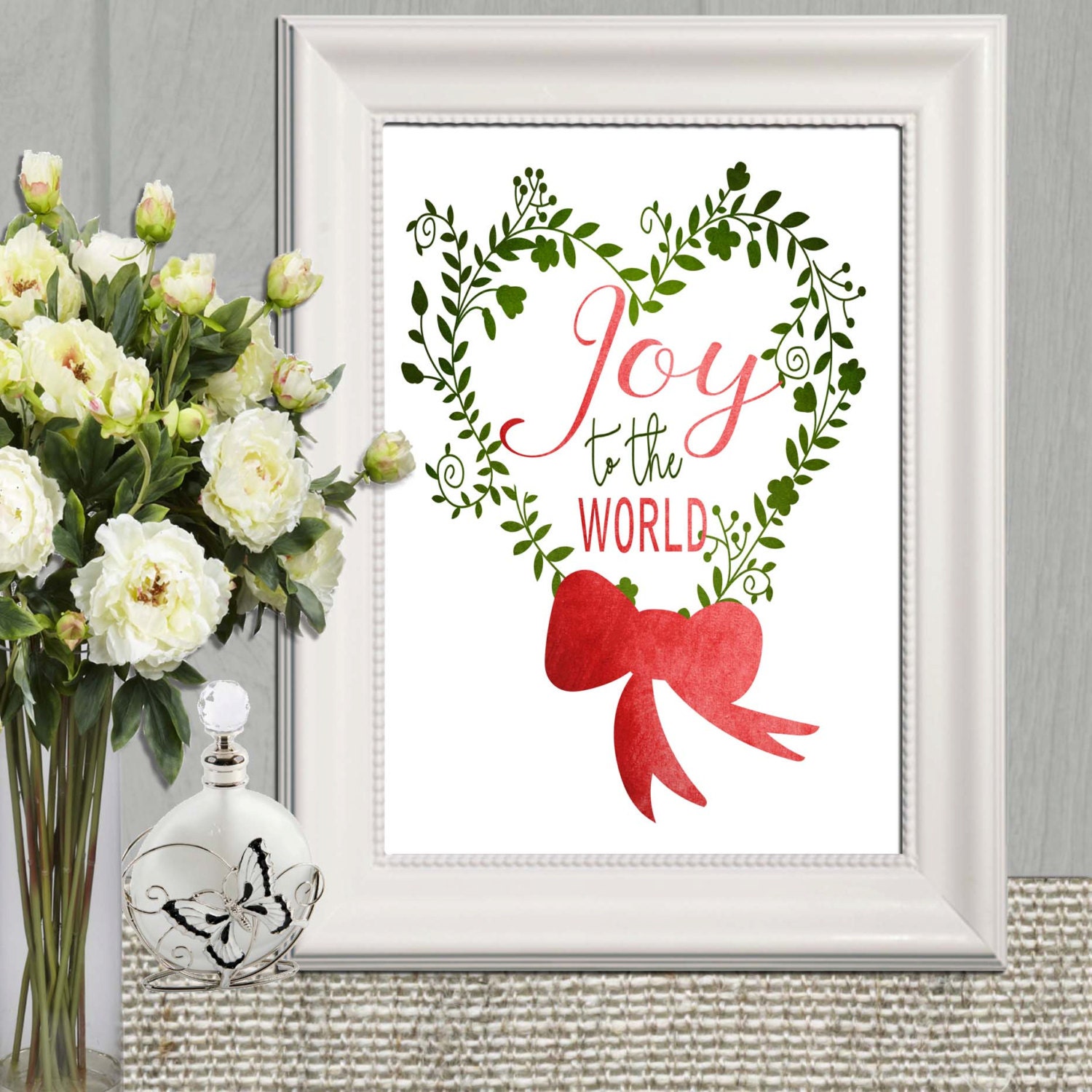 Christmas Print 4x6 5x7 8x10 Christmas Decor Instant Download | Etsy