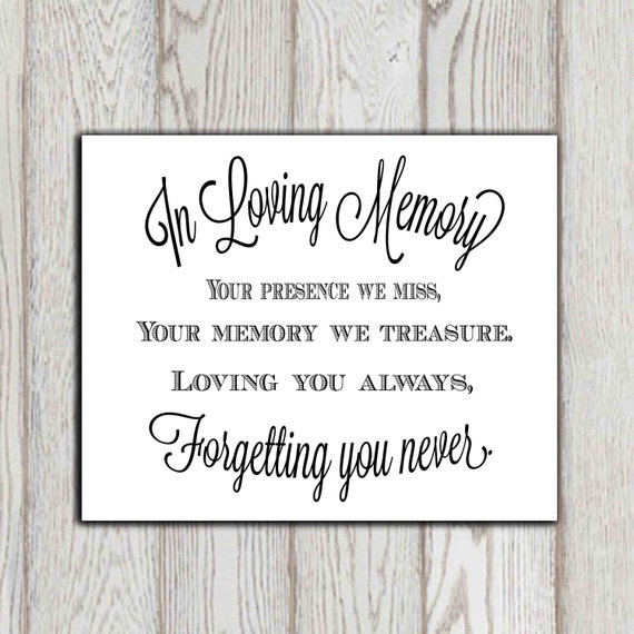 in loving memory quotes