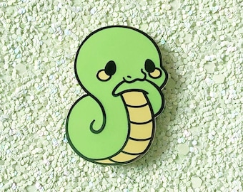 Cute Snake Enamel Pin • Animal Lapel Pin Badge