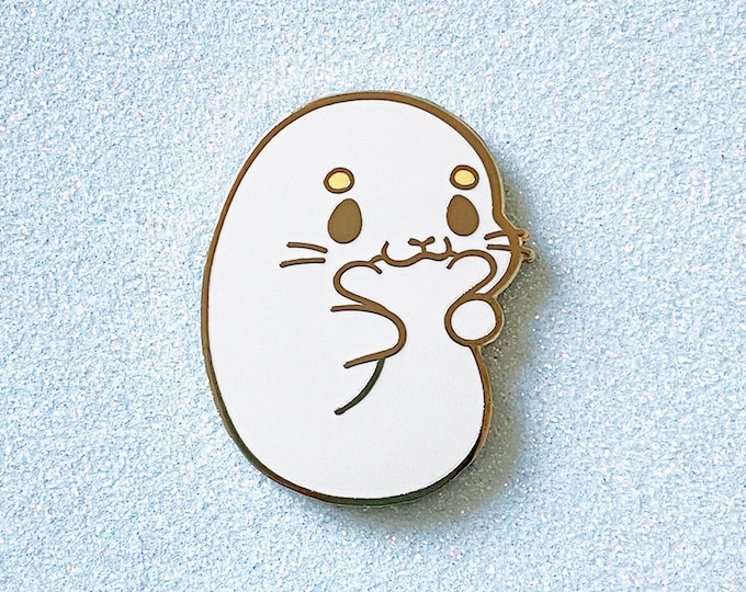 Cute Seal Enamel Pin • Animal Lapel Pin Badge