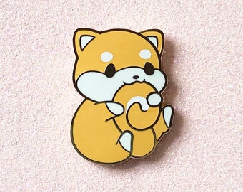 Shiba Inu Enamel Pin - Cute Animal Lapel Pin