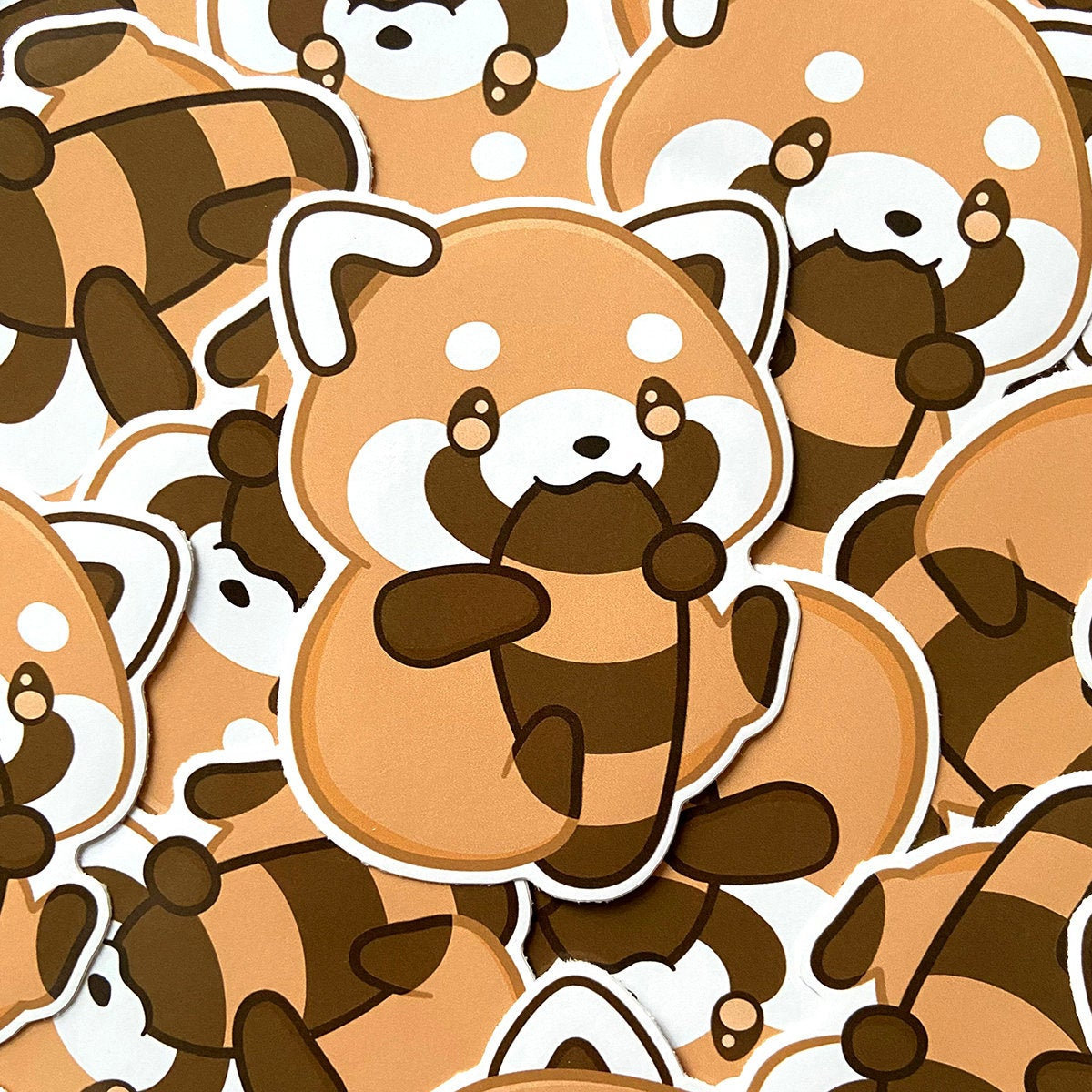 Adesivo Panda rosso Adesivi in vinile animale carino foto foto Immagine