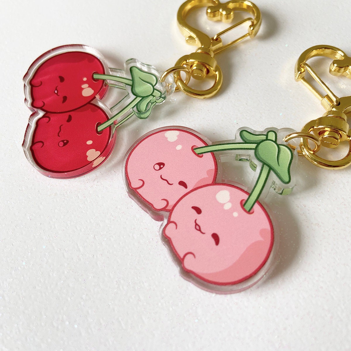 Cute Knitted Cherry Keychain (mini size) – Hawaii Sisters
