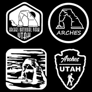 Arches National Park Inspired Decals