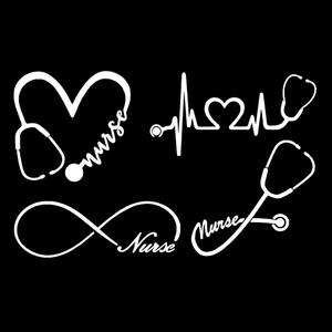 Nurse Decals 4 pack