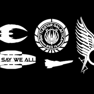 Battlestar Galactica BSG Inspired Decals