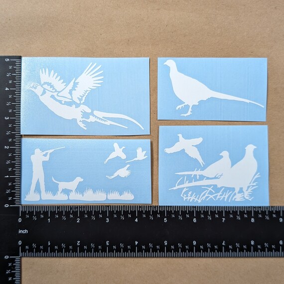 Sticker voiture silhouette de chasse