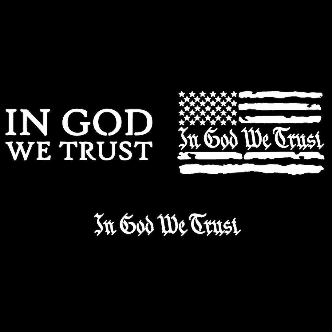 In God We Trust Decals - Etsy