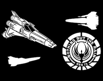 Battlestar Galactica Colonial Viper Decals