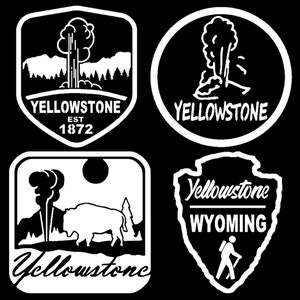 Yellowstone National Park Inspired Decals