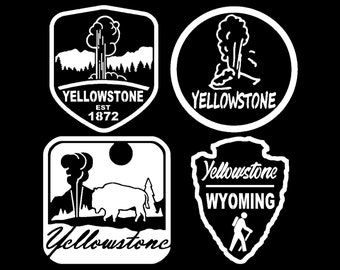 Yellowstone National Park Inspired Decals