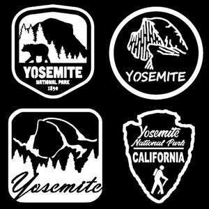 Yosemite National Park Inspired Decals