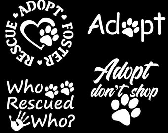 Paw Decals 4 pack Small 3.5"