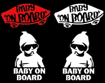 Baby On Board Vans Baby Carlos Decals