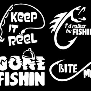 Fishing Decals 4 pack